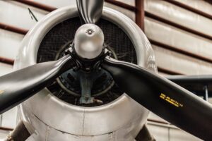 Closeup of a Plane Propeller